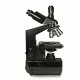 Levenhuk 870T Biological Trinocular Microscope, Black, Medium 24613