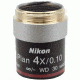 Nikon CFI E Plan Objectives for Microscopes, Magnifications Nikon CFI E Plan Microscope Objectives 4X 