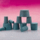 Plasticoid Green Neoprene Stoppers, Solid 1--M350