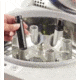 Unico 4 Place Microhematocrit Tube Adapters, Metal, with screw-cap, fits C8606, &amp; C8624 rotors, Pk/2 C8600-34