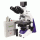 Unico G395-LED Microscope Binocular WF10X 4, 10Pl-Ph, 40Pl-Ph, 100Pl-Ph Plan Phase Heated Stage LED Illuminated G395-LED