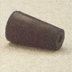 VWR Black Rubber Stoppers, One-Hole K8.5M291