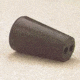VWR Black Rubber Stoppers, Two-Hole 00-M292