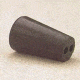 VWR Black Rubber Stoppers, Two-Hole 14-M292
