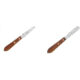 VWR Spatulas with Wooden Handles 11648-160 Tapered Blade Spatulas