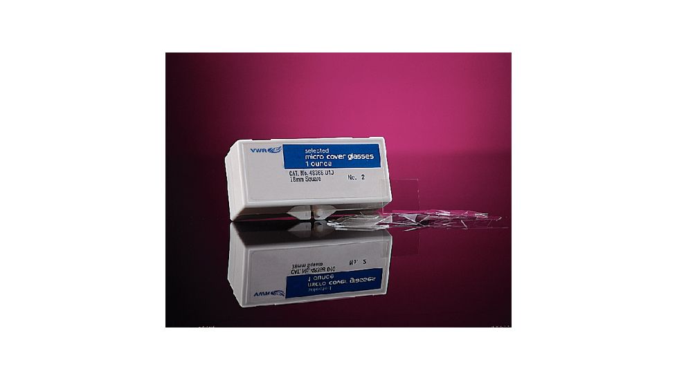 VWR Vwr Cover Glass Sq #2 22mm Oz 22X22-2, Unit ONZ