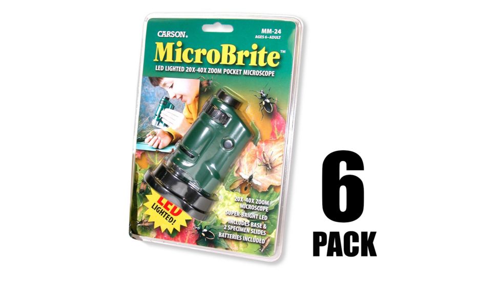 Carson MicroBrite, Green, 3.9x2.1x1.1 MM-24MU