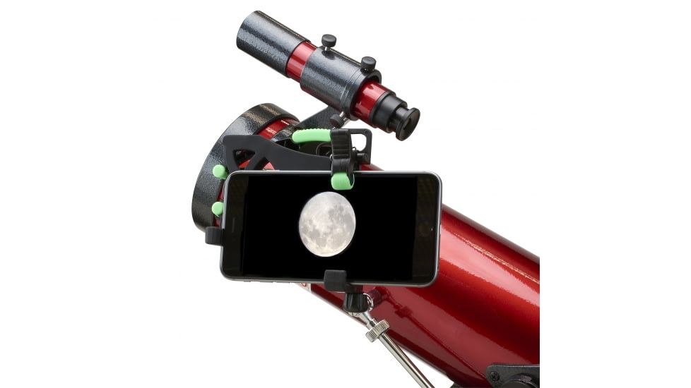 Carson 100-1000x Table Top Microscope w/Universal Smartphone Adapter for Microscopes, Black/Gray, MS-100SP