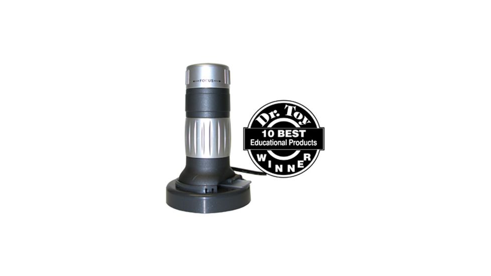 Carson zPix 26x-130x Digital Zoom Microscope, Gray w/ 3.6deg Aperture, New MM 640