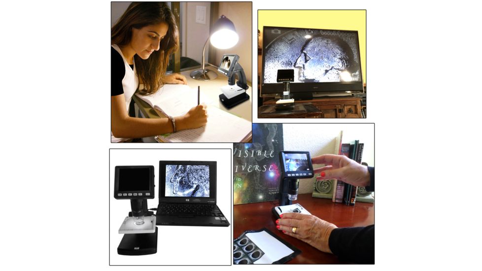 Cassini C-3DM 500x, 5 Mega Pixels 3-D LCD Digital Microscope, Black, NSN N, C-3DM