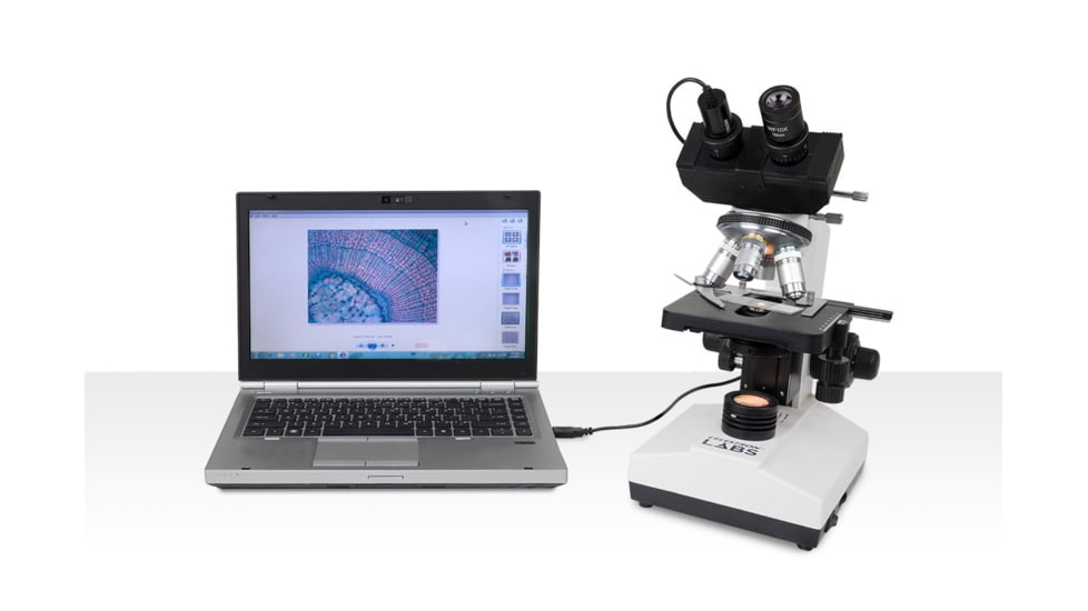 Celestron Labs CB1000CF Biological Microscope, 0.91 in, LED, Dial, White, 44135