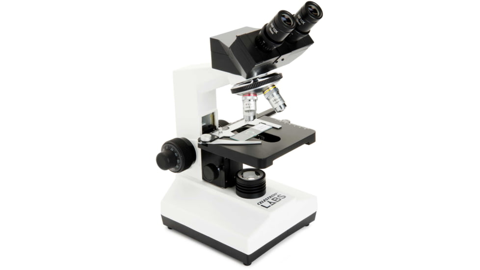Celestron Labs CB2000C Compound Binocular Microscope,10x,20x Eyepieces,4x,10x,40x,100x Achromatic Objective Lenses 44132