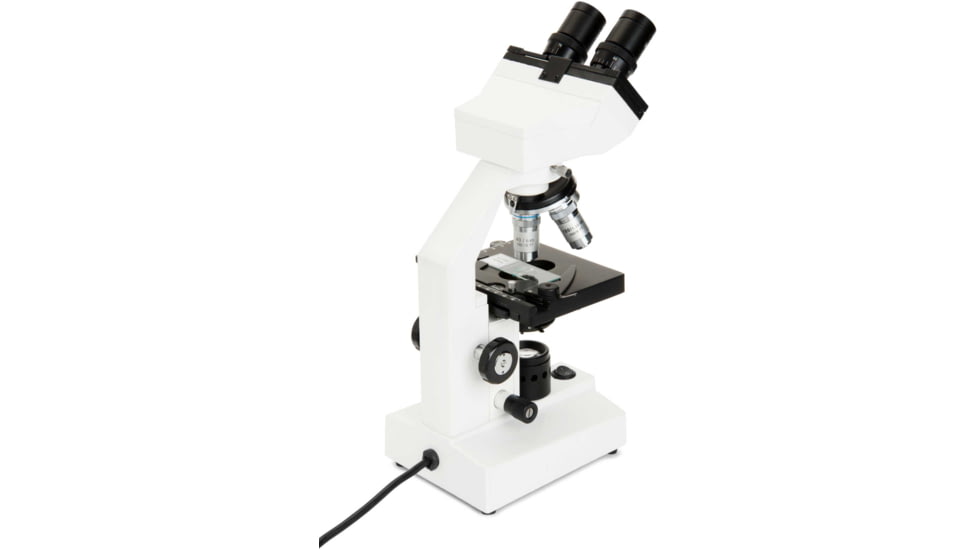 Celestron Labs CB2000CF Compound Binocular Microscope,10x,20x Eyepieces,4x,10x,40x,100x Achromatic Objective Lenses 44131