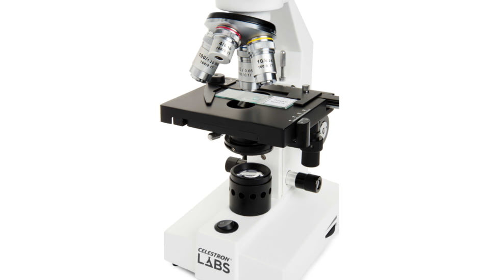 Celestron Labs CB2000CF Compound Binocular Microscope,10x,20x Eyepieces,4x,10x,40x,100x Achromatic Objective Lenses 44131