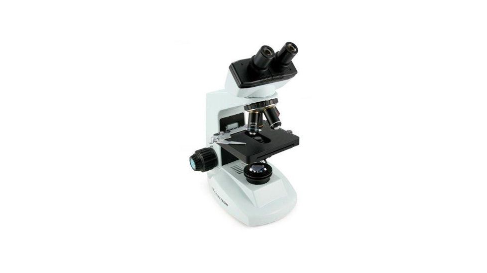 Celestron Professional Compound Microscope, 1500x, Halogen Lamp - 44108 