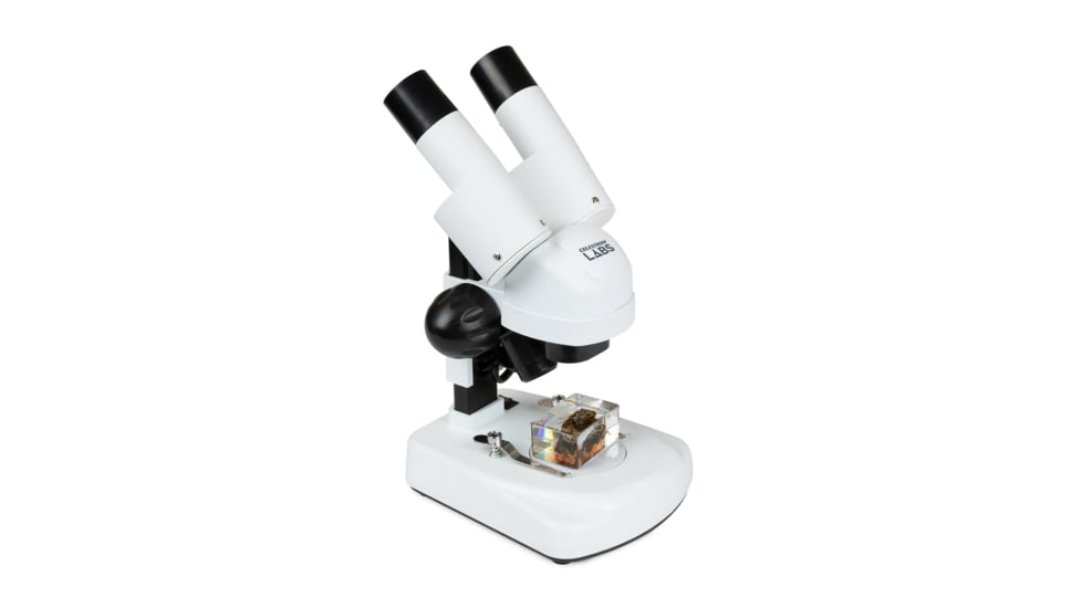 Celestron S20A, Angled Stereo Microscope, White, 44137