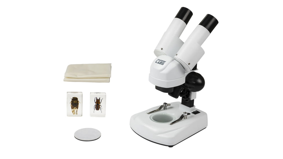 Celestron S20A, Angled Stereo Microscope, White, 44137