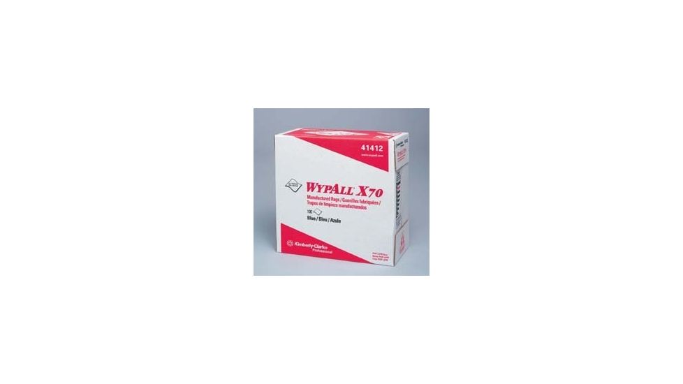 Kimberly Clark WypAll X70 Manufactured Rags, Kimberly-Clark Professional 41200-50 White