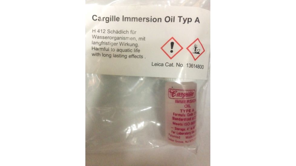 Leica Microsystems Immersion Oil 10ml for DM100/DM300 13614800