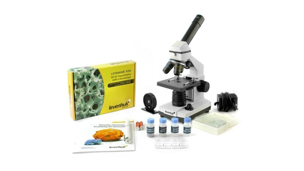 Levenhuk 3L NG Microscope, White, Medium 66740