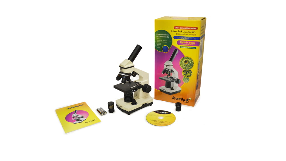 Levenhuk D2L NG Digital Microscope, White, Medium 65704