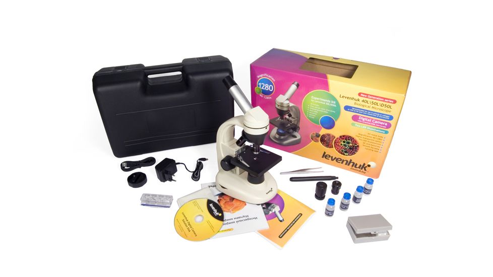 Levenhuk D50L NG Digital Microscope, White, Medium 66798