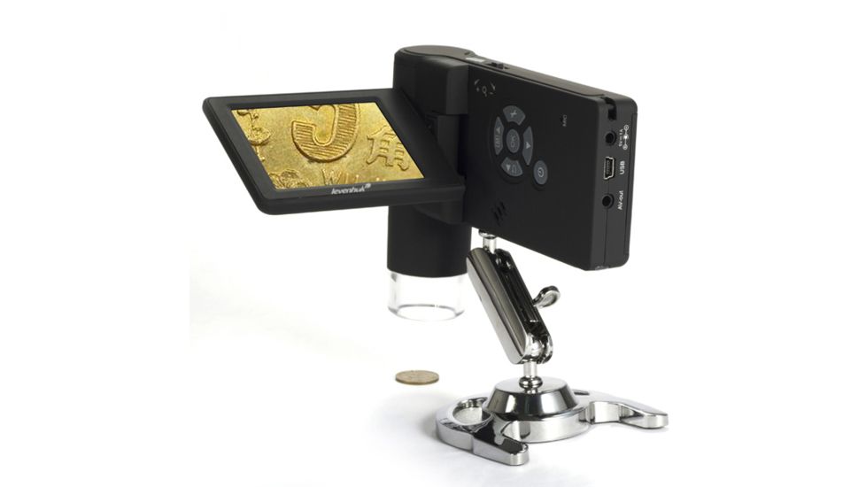 Levenhuk DTX 500 Mobi USB Digital Microscope,Black,20x,200x,500x,5MP Digital Camera 61023