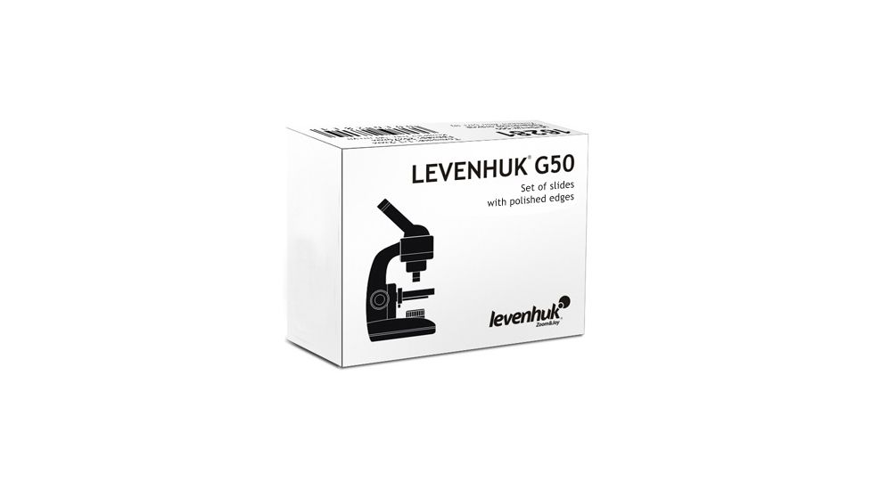 Levenhuk G50 Blank Slides, 50 Pieces, Small 16281