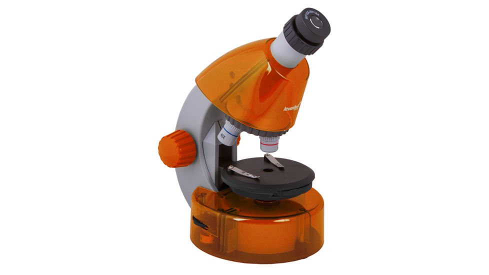Levenhuk LabZZ M101 Microscope, Orange, Medium 69731