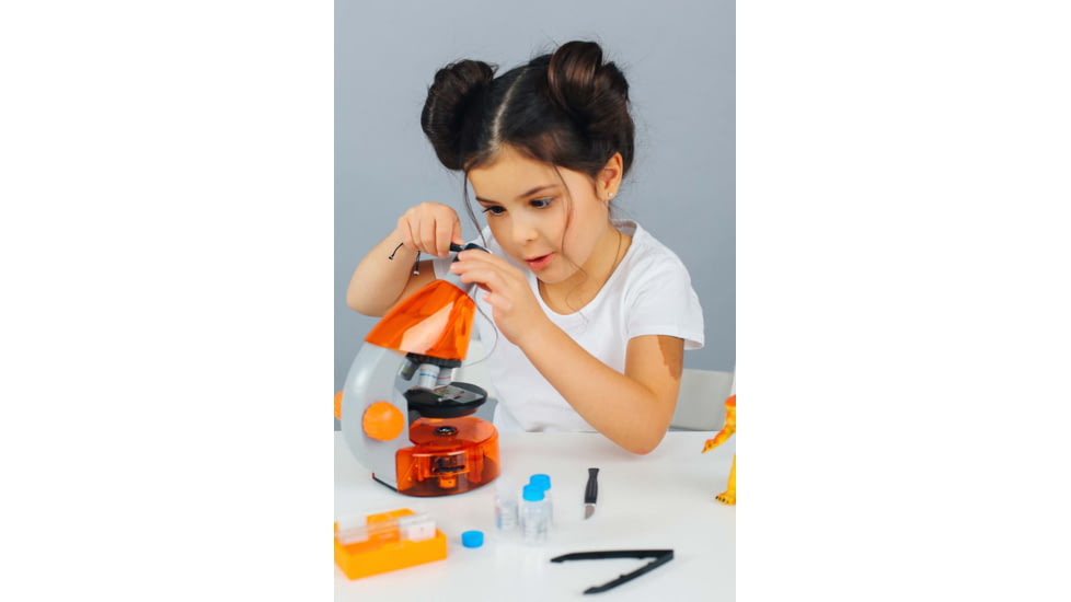 Levenhuk LabZZ M101 Microscope, Orange, 69731