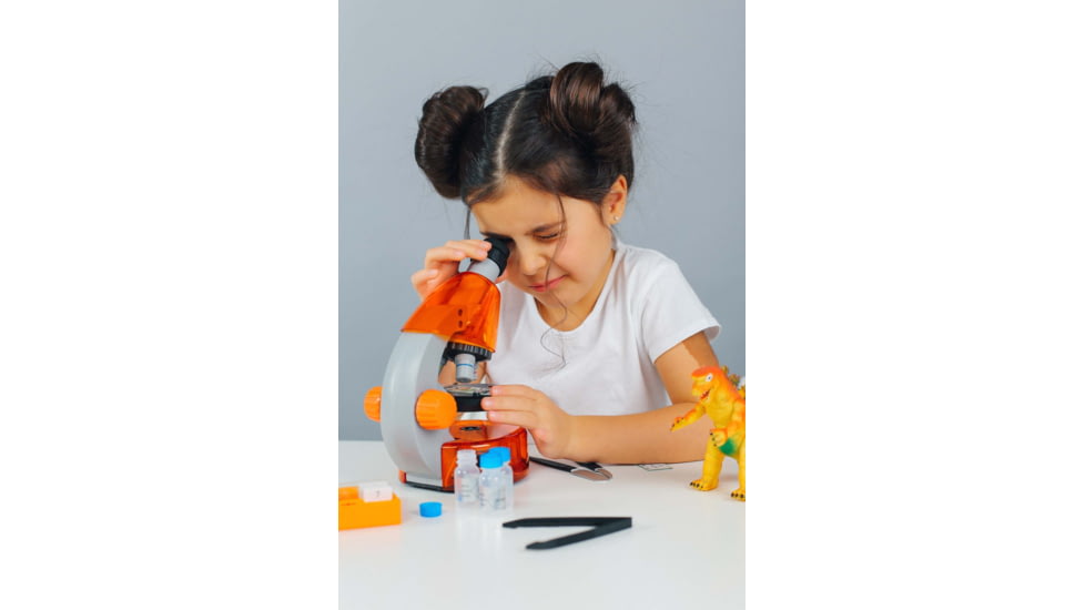 Levenhuk LabZZ M101 Microscope, Orange, 69731