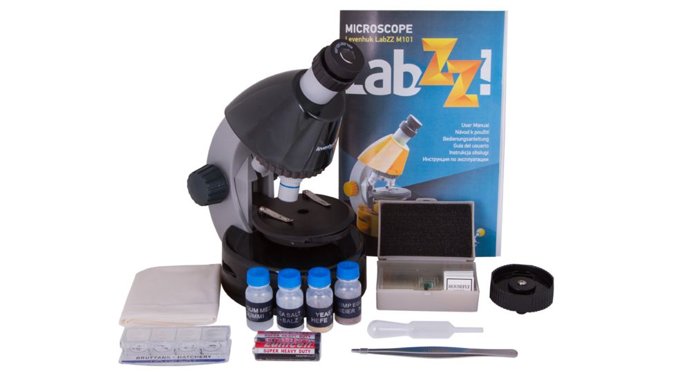 Levenhuk LabZZ M101 Moonstone Microscope, Moonstone, 69057