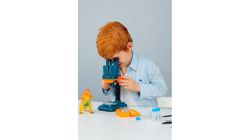Levenhuk LabZZ M4 Stereo Microscope, Blue/Orange, Middle, 70789