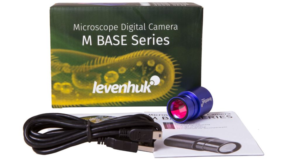 Levenhuk M130 BASE Microscope Digital Camera, Violet, Small, 70353