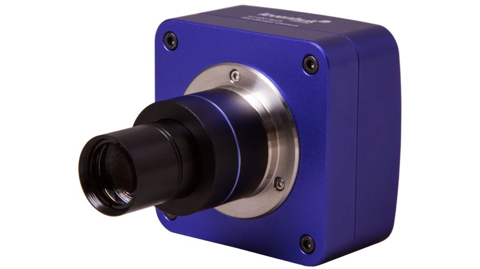 Levenhuk M1400 PLUS Microscope Digital Camera, Black, Small, 70359