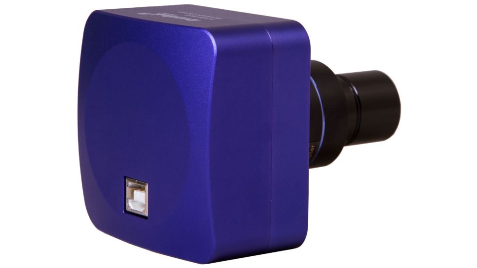 Levenhuk M1400 PLUS Microscope Digital Camera, Black, Small, 70359