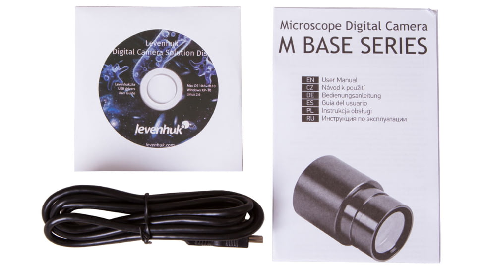 Levenhuk M500 BASE Microscope Digital Camera, Violet, Small, 70356