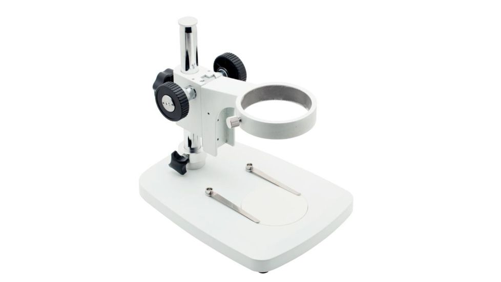 LW Scientific DM Stereo Microscope Pole-Mount Stand Base, No Light, DMB-BSEP-7777