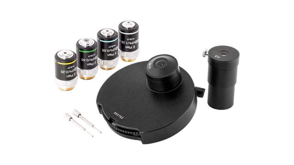 LW Scientific Innovation Microscope Infinity Turret Phase Kit 10x, 20x, 40x, 100x, Brightfield, Darkfield, INP-PHST-20BF