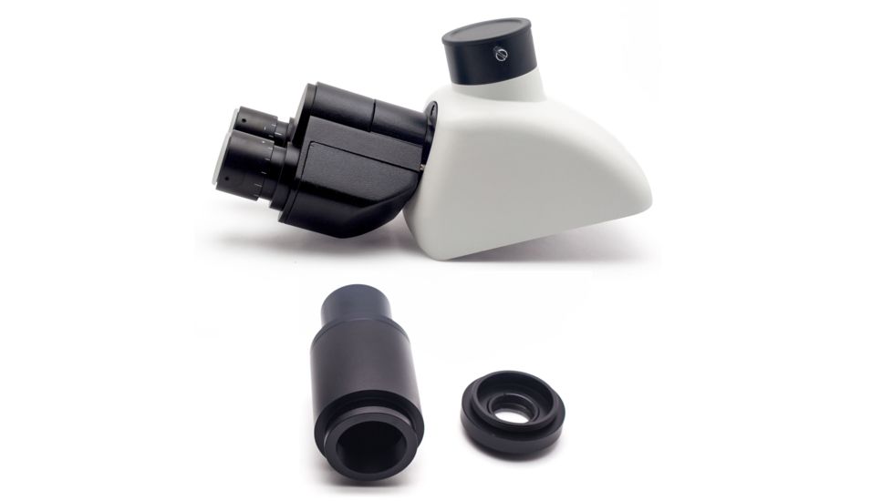 LW Scientific Mi5 Microscope Trinocular Head - Infinity w/ Eyetube and C-Mount, no Eyepieces, M5H-TRII-ETOE