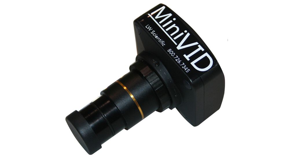 LW Scientific MIniVid 5.1MP USB 3.0 Microscope Camera for Mac or PC, BLACK MVC-U5MP-USB3