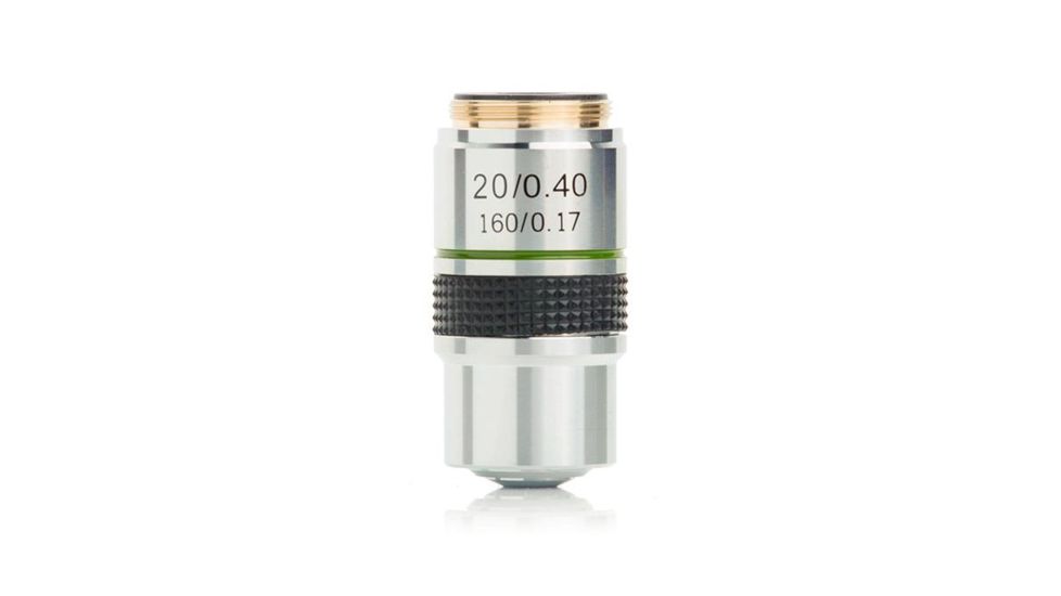 LW Scientific Revelation 3 Microscope 20XR DIN Achromatic Objectives, R3O-020X-DADR