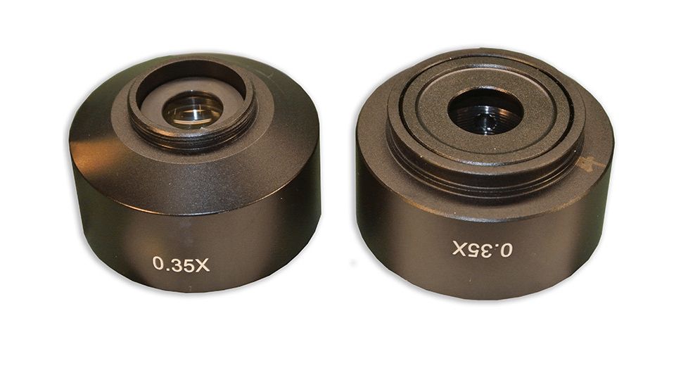 Meiji Techno C-Mount Camera Adapter for MT-51 Trinocular Microscope, 0.35X Lens MA151/MT51/03