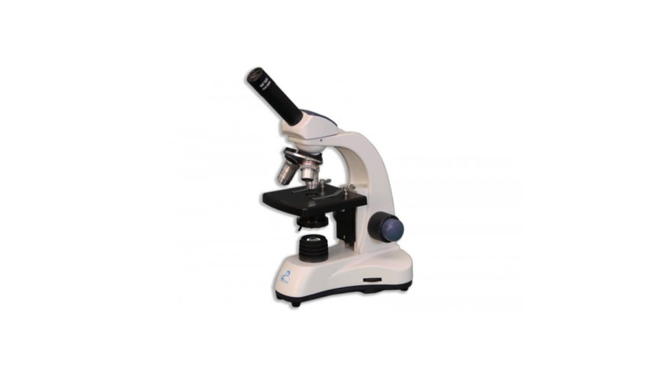 Meiji Techno MT-10 LED Monocular Entry Level Compound Microscope, White MT-10