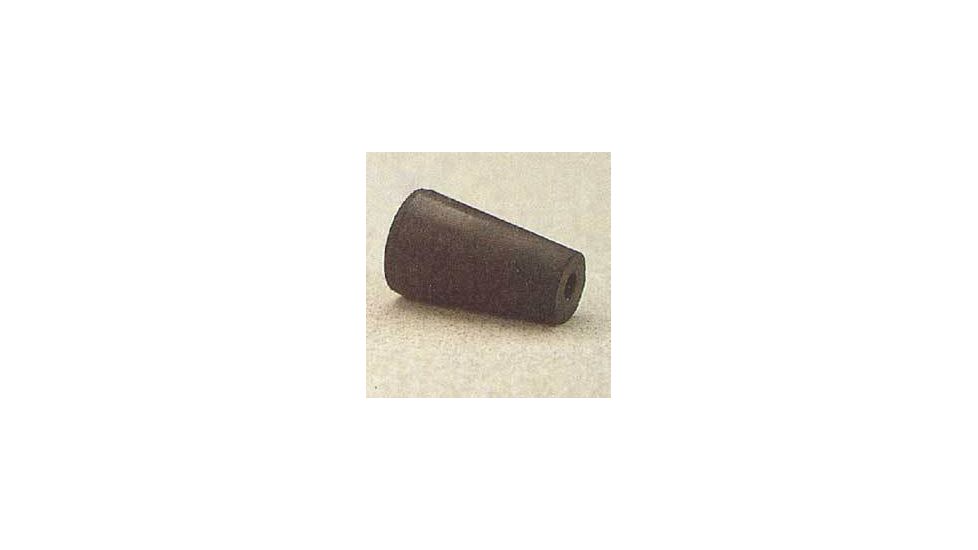 Plasticoid Black Rubber Stoppers, One-Hole 1--M291