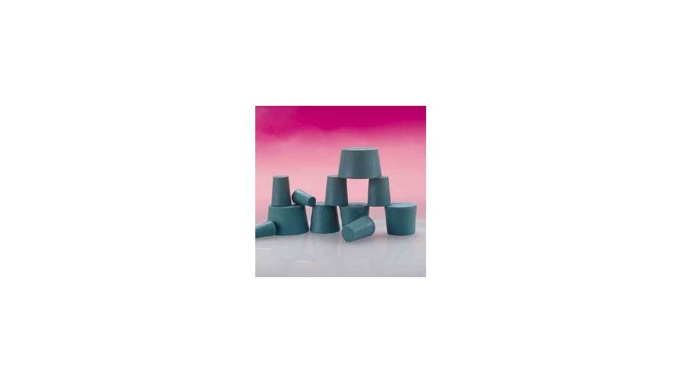 Plasticoid Green Neoprene Stoppers, Solid 12-M350