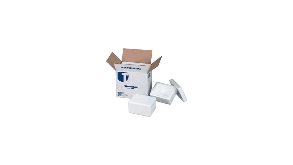 Tegrant Thermosafe Thermosafe Thick And Thin Wall Insulated Shippers, Case of 12, Expanded Polystyrene, Thermosafe Brands Thick Wall, Foam Only, 684