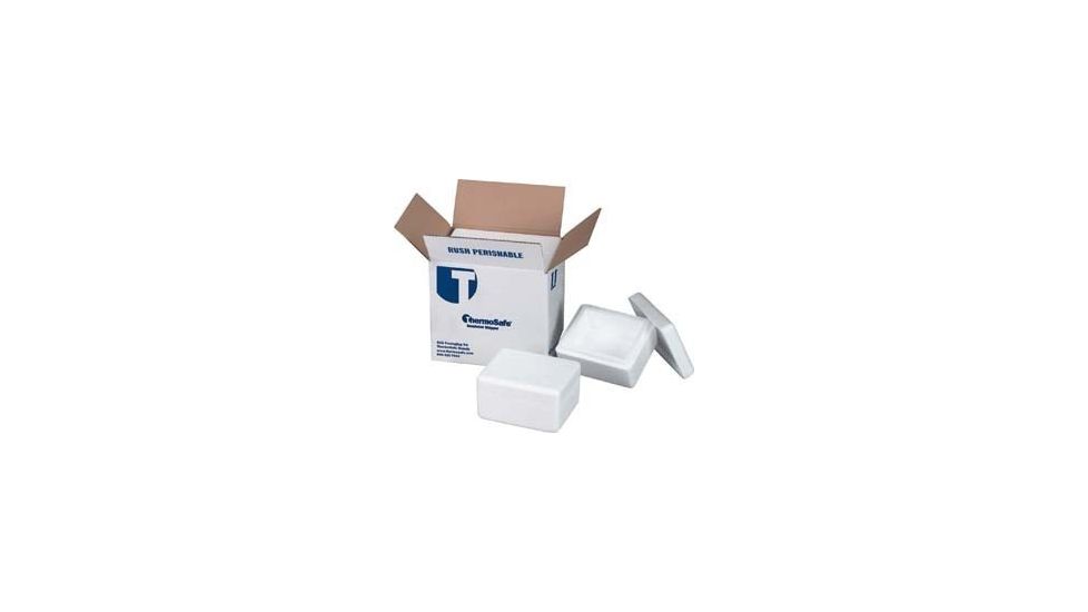 Tegrant Thermosafe Thermosafe Thick And Thin Wall Insulated Shippers, Case of 8, Expanded Polystyrene, Thermosafe Brands Thick Wall, Assembled Foam Unit In Corrugated Carton, 439