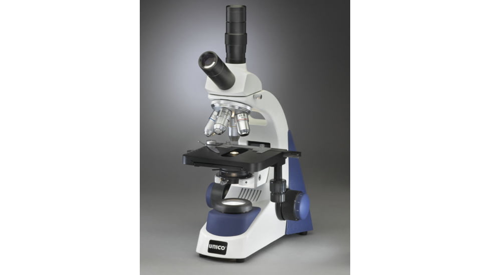 Unico Dual Head Med Vet W Led Illum Microscope G382 Led Main