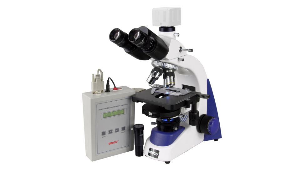 Unico Trinocular Microscope w/ Heated Stage G493PL